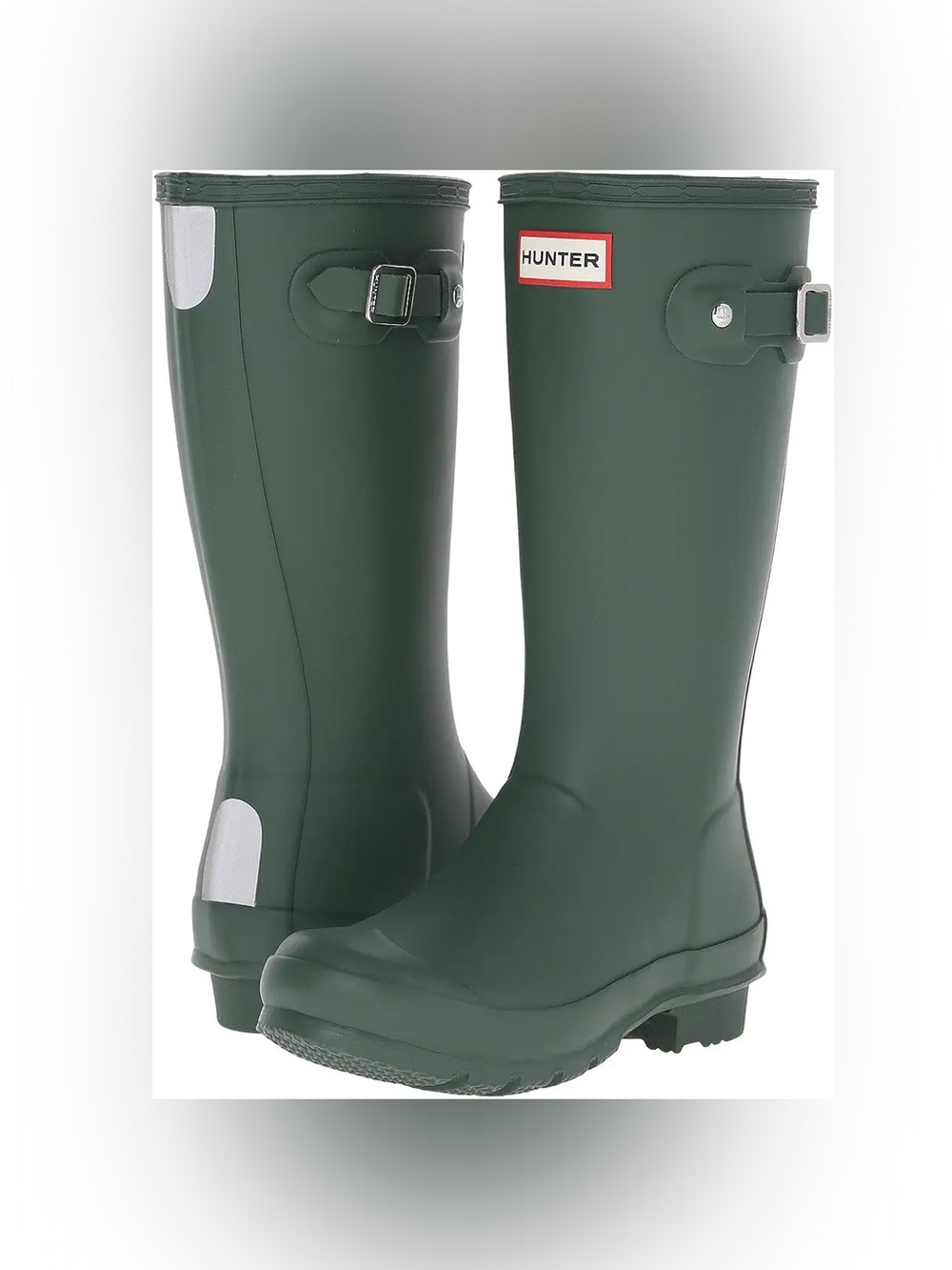 Hunter original classic tall rain boot green euro 34 kids 2.5 m